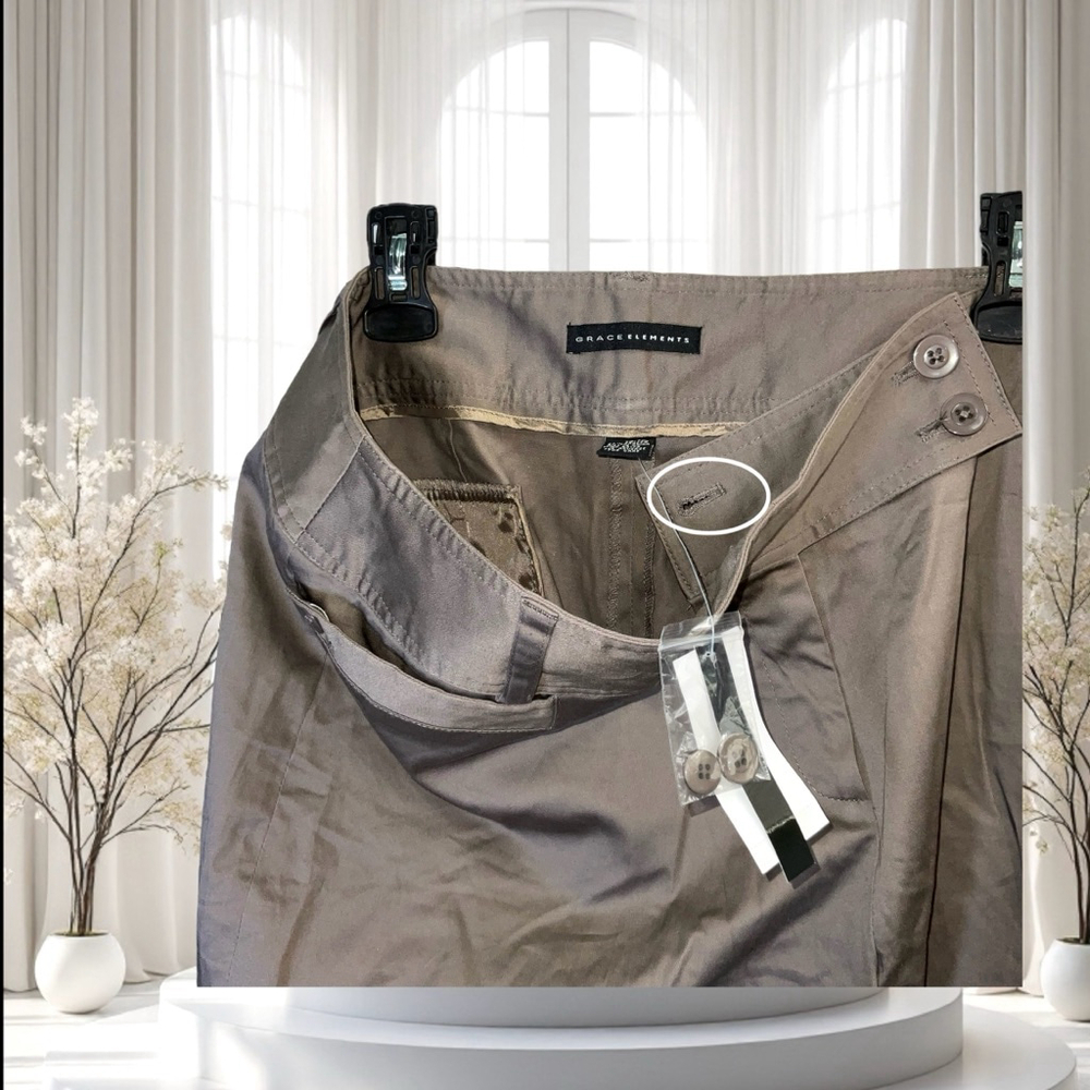 Grace Elements New W Tag (Missing Button) Chocola… - image 7